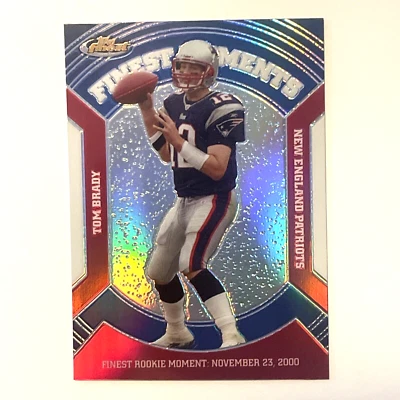 Tom Brady Finest Rookie Moments Card 2007 Topps Finest NFL New England Patriots - Image 1 of 4