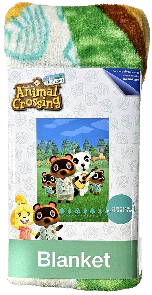 Manta New Horizons Welcome To Animal Crossing 62x90 pulgadas poliéster súper suave Foto 1 de 1