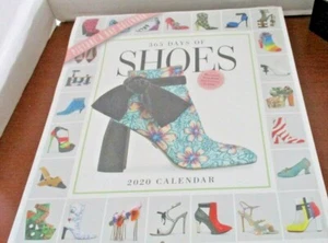 365 GIORNI DI SCARPE foto un giorno CALENDARIO 2020~Nuovo & Sigillato - Foto 1 di 3