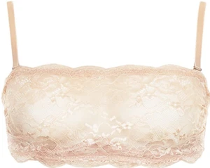 Sujetador Ann Summers Nude Shell Bandeau Top Talla 6 Con Aros Transparente Multivías Eur 32 - Imagen 1 de 3