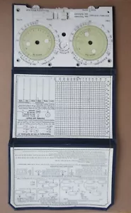 Original Artillerie Doppelkreis Rechenschieber vermutlich NVA - Bild 1 von 7