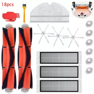 For Roborock S6 S50 S6 MaxV E4 Vacuum Main Brush Silicon Side Brush Filter Kits - Picture 1 of 43