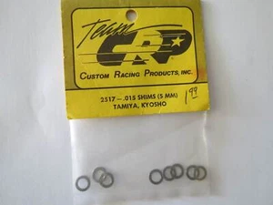 Cuñas vintage Team CRP 2517,15 (5 mm) productos de carreras personalizados Tamiya Kyosho EE. UU. - Imagen 1 de 2
