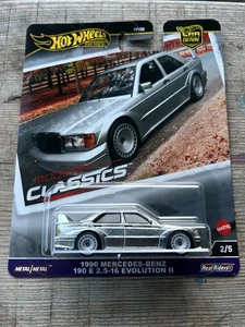 Hot Wheels Premium 1990 Mercedes Benz 190 E 2.5-16 Evolution II Modern Classics - Picture 1 of 3