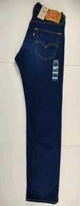 LEVI'S-NUEVO CON ETIQUETAS-Pantalones de mezclilla azules 100 % algodón originales 501 para hombre-talla 30x34 - Imagen 1 de 15
