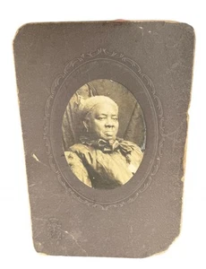 African American Lady Woman Rare Cabinet Card Photo Photograph Late 1800’s - Picture 1 of 4