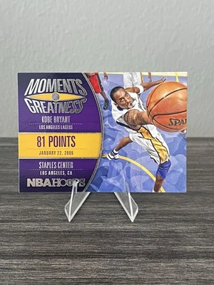 2017-18 Panini NBA HOOPS Moments of Greatness Kobe Bryant 81 Points LA Lakers - Image 1 of 2