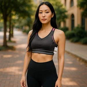 Fit Collective Full Coverage, Seamless Racerback Sports Bras Size 1X Nwt - Picture 1 of 15