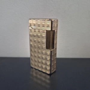Ancien Briquet a Gaz Flaminaire Plaqué Or HS Made in France Objet Fumeur - Foto 1 di 4
