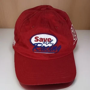 CARL EDWARDS #60 SAVE a LOT Hat Roush Fenway Racing NASCAR Adjustable Cap RED - Picture 1 of 9