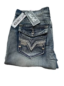 True Luck Herren Classic Stretch Bootcut Jeans 32x32 - Bild 1 von 8