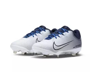 Nike Hyperdiamond 4 Pro "Midnight Navy/Black/White/Volt" Wmns Softball Cleat 7.5 - Picture 1 of 14