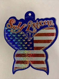 Vintage Sticker - Self Esteem Butterfly - Read Description - Picture 1 of 5