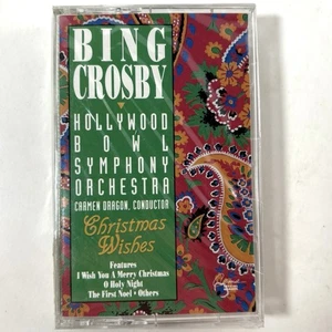 Bing Crosby Hollywood Bowl Symphony Orchestra Christmas Wishes Cassette Tape New - Picture 1 of 6