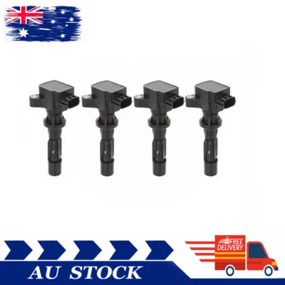 4Pcs Ignition Coils For Ford Escape Mazda 3 6 CX-7 MX-5 Tribute 2.0L Turbo 2.5L - Image 1 of 4