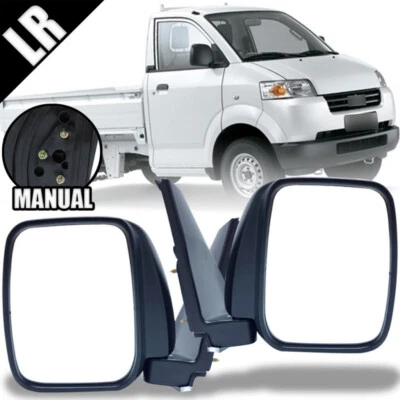 1 Pair Front Side View Mirror Assembly Fit For Suzuki APV Carry Pickup 2007-2018 - Image 1 of 4