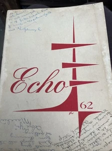 #H - ECHO 1962 ADAMS JR HIGH SCHOOL YEARBOOK SOFTBOUND CHARLESTON WV Acceptable - Bild 1 von 9