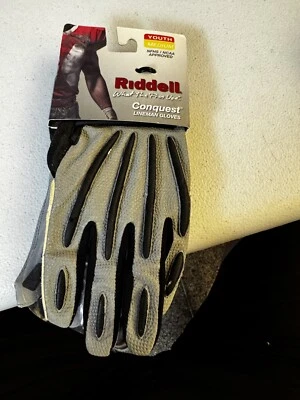 Guantes medianos para jóvenes Riddell Conquest Lineman Foto 1 de 4