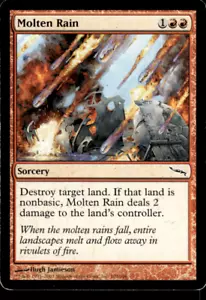 Molten Rain Mirrodin Regular MTG - Picture 1 of 2