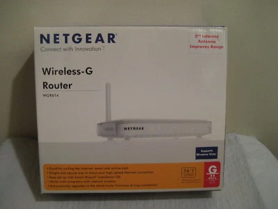 NETGEAR wireless-g router 54mbps #wgr614 - Image 1 of 4