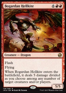 MTG BOGARDAN HELLKITE EXC - NIBBIO INFERNALE DI BOGARDAN - IMA - MAGIC - Picture 1 of 1