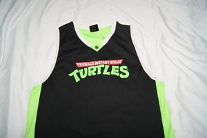 teenage mutant ninja turtles basket canotta maglia uomo grande nera - Foto 1 di 10