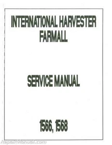 International Harvester 1566 and 1568 Chassis Only Service manual - Picture 1 of 1