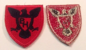 US ARMY 86TH INFANTRY DIVISION PATCH CUT EDGE WW2 ERA SNOWY BACK - Picture 1 of 1