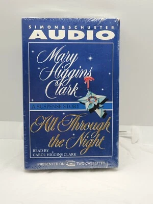 ALL THROUGH THE NIGHT Audio Book Mary Higgins Clark 2 Cassettes New - image 1 of 2