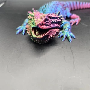 Figura Articulada Dragón Barbudo Lagarto Impresa en 3D Coleccionable Multicolor - Imagen 1 de 8