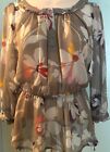 Old Navy Floral Print Blouse Size Xsmall Nwt