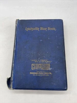 The Louisville Blue Book Of Selected Names Of Louisville And Suburban Towns 1904 - Image 1 of 4
