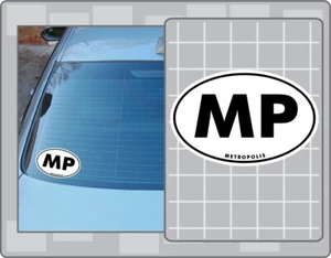 METROPOLIS EURO Vinyl Decal Car Truck Window - Bild 1 von 1