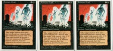 MTG x3(Animate Dead )Uncommon-Black/Fourth Edition/4th/EX/Magic the Gathering