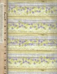 BLUE MORNING Y1137-23 Lt Olive 100% Cotton Fabric priced by the yard - Picture 1 of 1