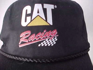 Gorra CAT Racing Negra Estilo Béisbol Gorra Ajustable Espalda Talla Única Usada - Imagen 1 de 6