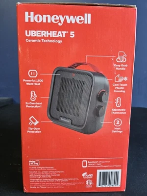 Calentador de cerámica Honeywell UberHeat 5 negro Foto 1 de 4