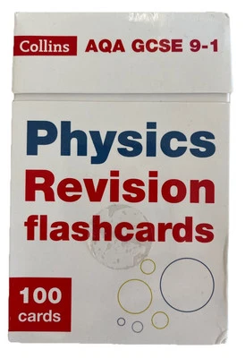 Collins AQA GCSE 9-1 Physics Revision Flashcards 100 cards - Image 1 of 3
