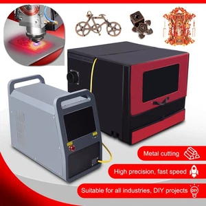 Desktop Metal Laser Cutting Machine Marking Drilling Cutting 3 In 1 Machine - Picture 1 of 16
