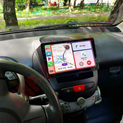 Für Peugeot 107 Citroen Toyota Aygo C1 Apple Carplay Autoradio GPS WIFI MIT KAM - Bild 1 von 4