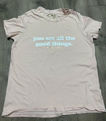 Camiseta Spiritual Gangster You Are All The Good Things Rosa Manga Corta Pequeña Foto 1 de 4