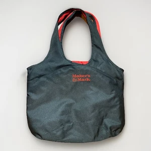 Makers Mark Black Red Promo Item Bag Liquor Whiskey Zipper - Picture 1 of 1