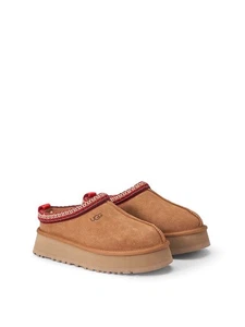 Zapatillas de gamuza con plataforma UGG TAZZ 1122553 castaño para mujer talla 7 EE. UU. - Imagen 1 de 3