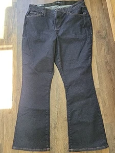 Lularoe Jeans Womens 36 Dark Wash Flare Boot Cut Elastic Waist High Rise Stretch - Picture 1 of 13