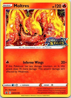 Moltres - Promo SWSH: Sword & Shield Promo Cards SWSH185 LP - Image 1 of 2