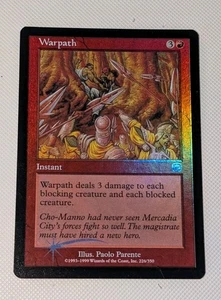 MTG *FOIL* Mercadian Masques Uncommon WARPATH SP - Bild 1 von 1