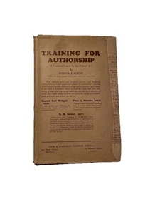 Antique Book “Training for Authorship” Writing Instruction 1925-30 Dust Jacket - Picture 1 of 12