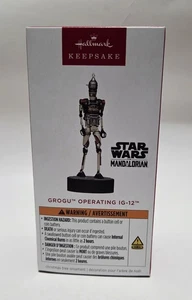 Hallmark Keepsake Ornament 2025 Magic Star Wars Grogu Operating IG-12 - Picture 1 of 5