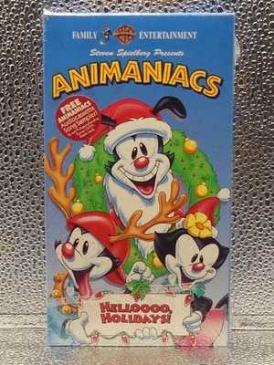 Animaniacs Helloooo, Holidays! Steven Spielberg VHS New Factory Sealed Videotape - Image 1 of 4