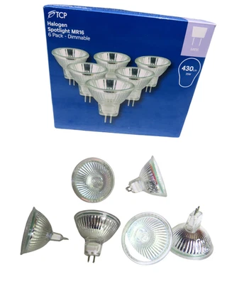 Halogen spotlight Bulbs MR16 6 pack Dimmable 35w Energ C lumin 430 - Image 1 of 4